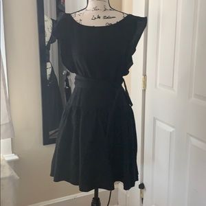 NWOT Free people belted black dress